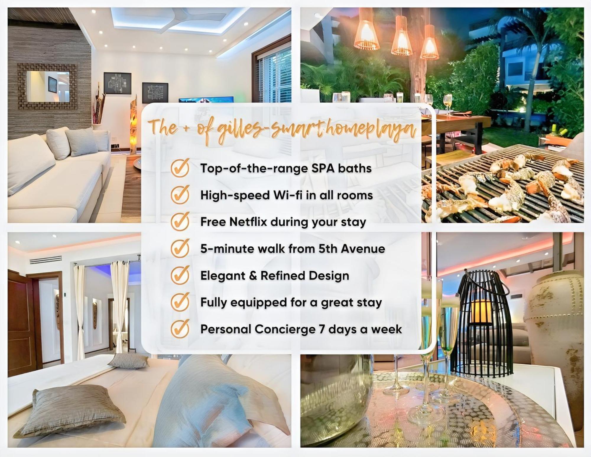 Luxury Duplex -4 Pers- 2Mn Beach&5Th Av, Pool, Gym بلايا ديل كارمن المظهر الخارجي الصورة